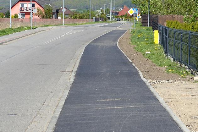 Nadmorska z nową ścieżką rowerową