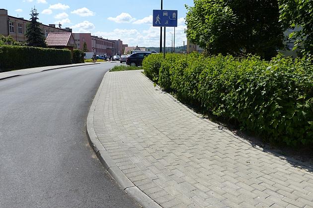 Remont ulicy i chodnika przy E. Plater