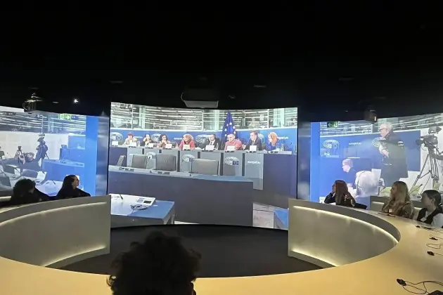 Lęborska młodzież z wizytą w Parlamencie Europejskim i partnerskim Dudelange