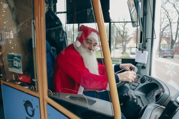 Świąteczny klimat w komunikacji miejskiej ZKM Lębork