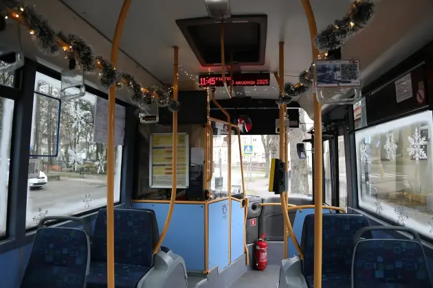 Świąteczny klimat w komunikacji miejskiej ZKM Lębork