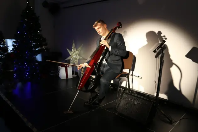 Życzenia świąteczne burmistrza dla uczestników Warsztatu Terapii Zajęciowej