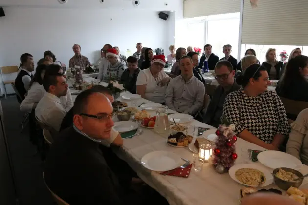 Życzenia świąteczne burmistrza dla uczestników Warsztatu Terapii Zajęciowej