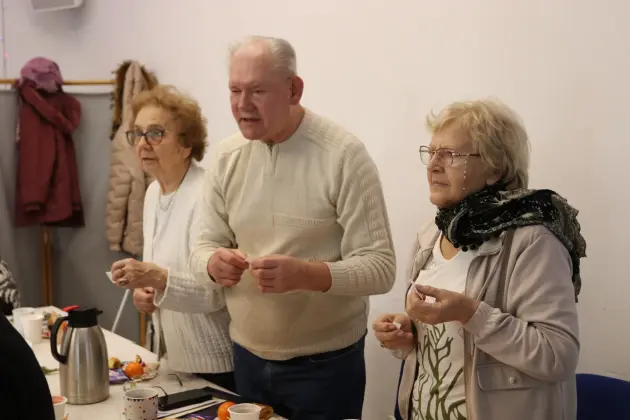 Opłatek, życzenia i kolędy – świąteczne spotkanie Ligi Kobiet Polskich