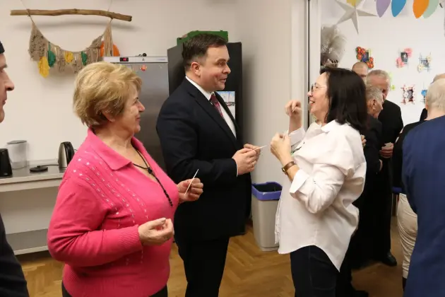 Wigilijne spotkanie z seniorami w Bazie