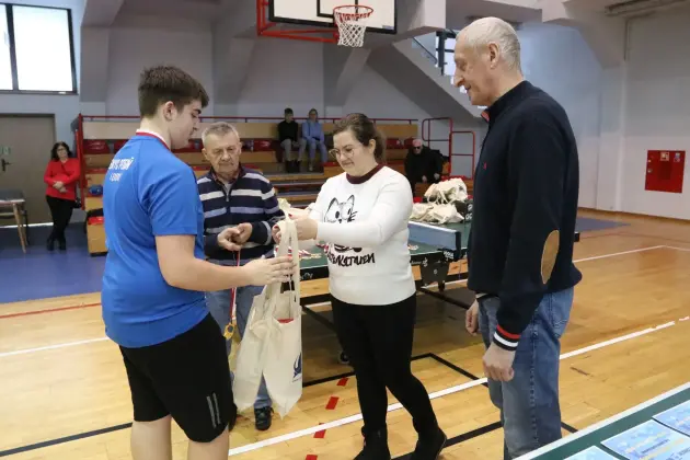 Najlepsi przy stole – podsumowanie turniejów tenisa stołowego w ramach „Ferii na sportowo 2026”