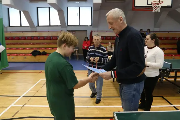 Najlepsi przy stole – podsumowanie turniejów tenisa stołowego w ramach „Ferii na sportowo 2026”