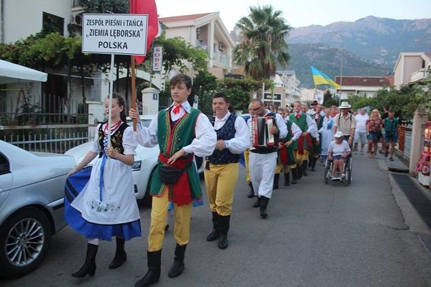 ZPiT „Ziemia Lęborska” na Festiwalu „Morski Struni” w Czarnogórze