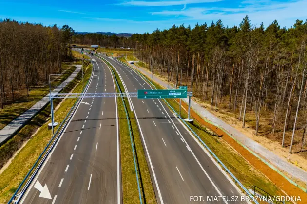 S6 zmienia Pomorze - 22 kilometry lęborskiego odcinka trasy otwarte dla kierowców