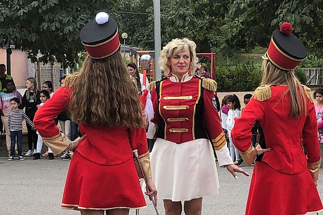 Orkiestra dęta na występach w Szwecji