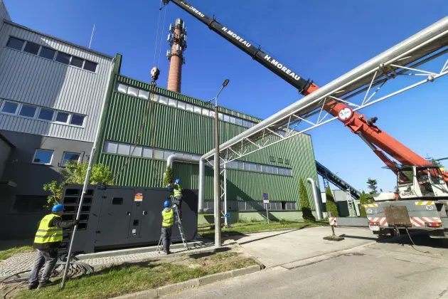 Nowy agregat dla elektrociepłowni wzmocni bezpieczeństwo mieszkańców Lęborka