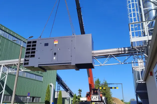 Nowy agregat dla elektrociepłowni wzmocni bezpieczeństwo mieszkańców Lęborka
