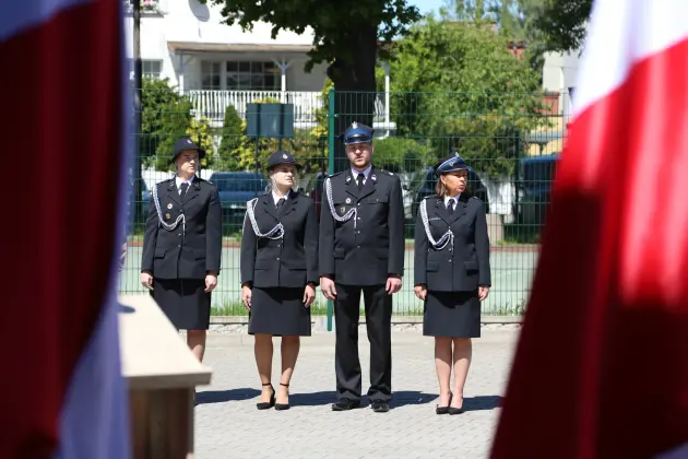 Strażackie święto w Lęborku. Awanse, odznaczenia i nowe pojazdy dla służb
