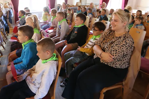 „Shrek” na scenie - rodzice i nauczyciele wystąpili dla przedszkolaków