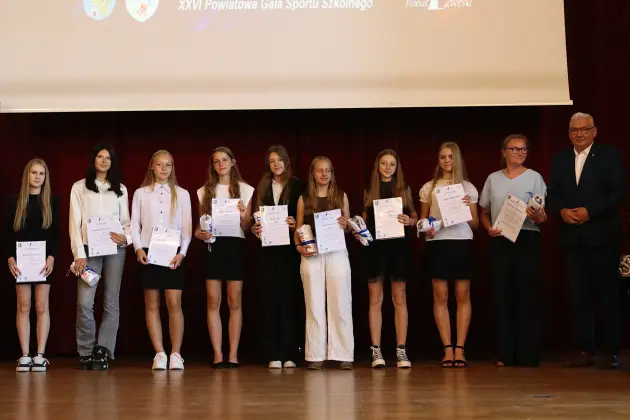 Mistrzowie szkolnego sportu nagrodzeni na uroczystej gali