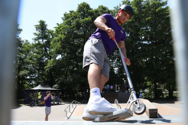 Pokazy, warsztaty i sportowa aktywność na lęborskim skateparku
