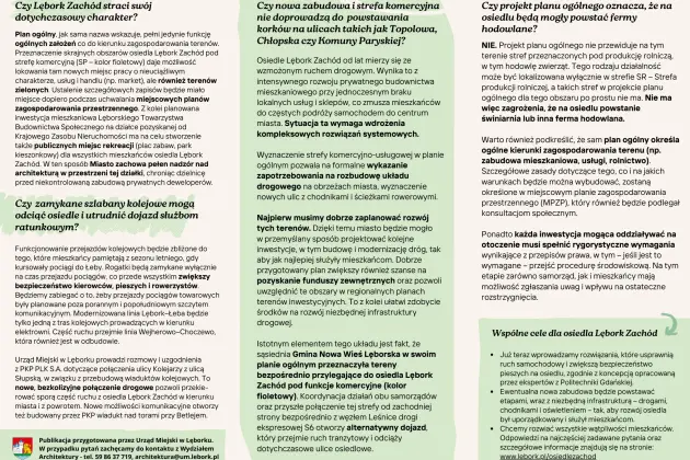 Powstała broszura informacyjna dla mieszkańców osiedla Lębork Zachód