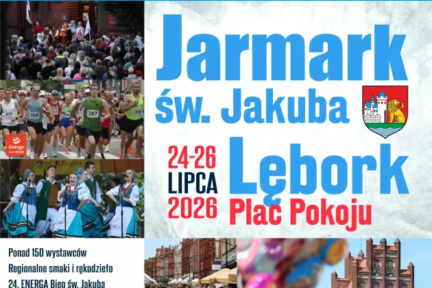 Lębork gotowy na wielkie święto - Jarmark św. Jakuba już 24–26 lipca