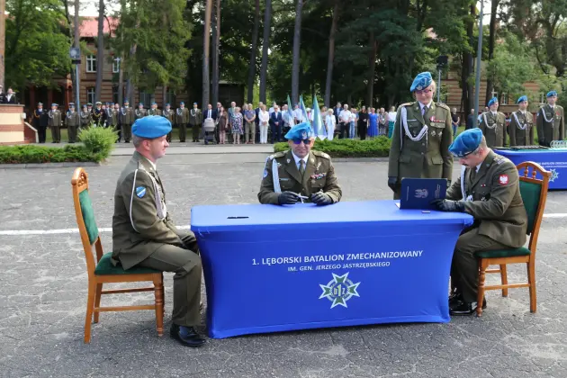 Zmiana dowódcy w 1. Lęborskim Batalionie Zmechanizowanym