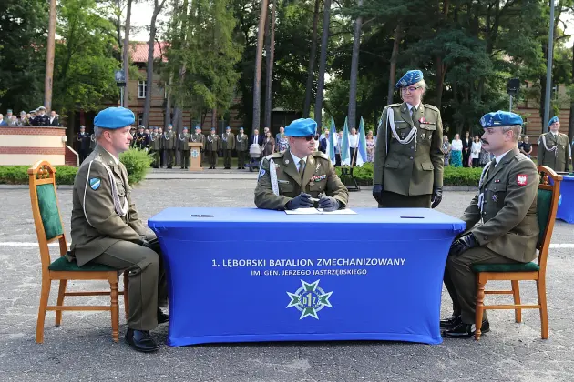 Zmiana dowódcy w 1. Lęborskim Batalionie Zmechanizowanym