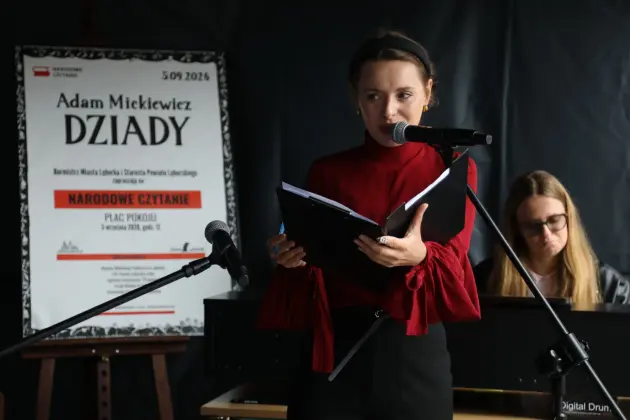 Lęborczanie wspólnie czytali „Dziady” Adama Mickiewicza