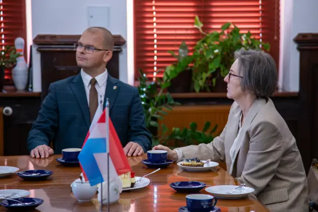 Ambasador Luksemburga z wizytą w Lęborku. Rozmowy o Europie, młodzieży i miastach partnerskich