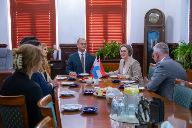 Ambasador Luksemburga z wizytą w Lęborku. Rozmowy o Europie, młodzieży i miastach partnerskich