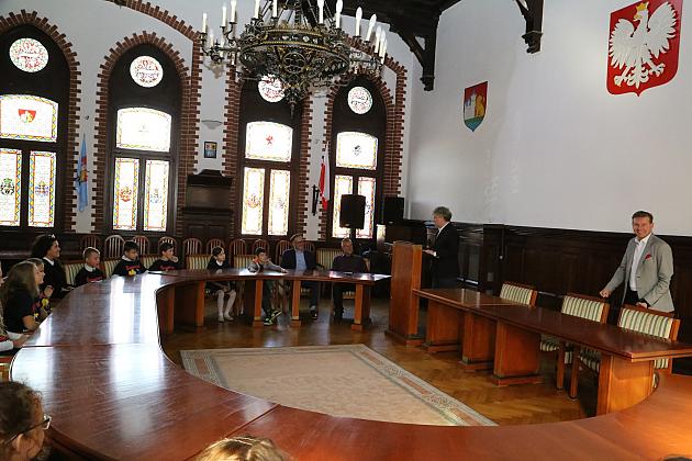 Wizyta Samorządu Uczniowskiego 43 w Ratuszu