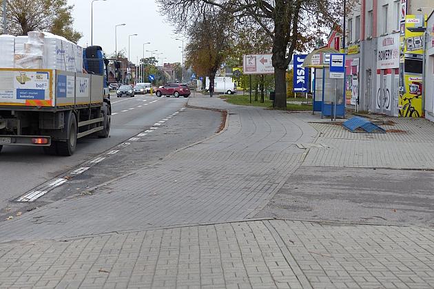 Projekt nowej drogi rowerowej przy Krzywoustego czeka na zgodę Wojewody