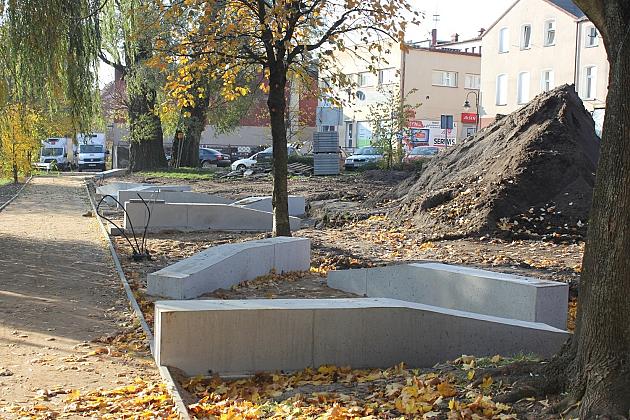 Skwer przy Przymurnej. Budowa zgodnie z planem