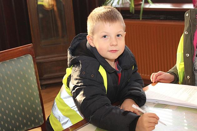 Przedświąteczna wizyta przedszkolaków