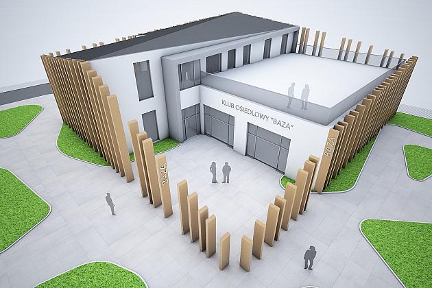 Ruszyła budowa Klubu Osiedlowego BAZA