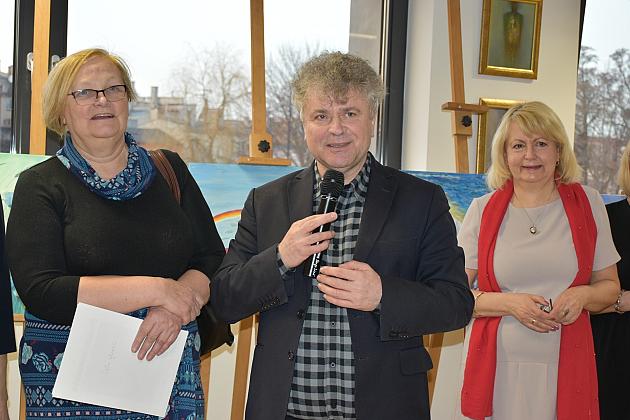 Malarki z Lęborskiego Uniwersytetu Trzeciego Wieku zaprezentowały swoje prace