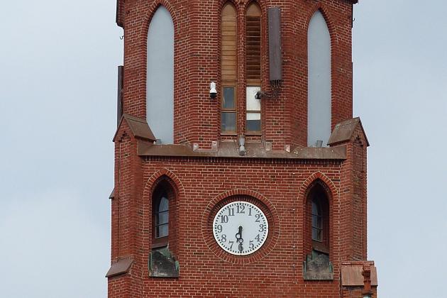 Finał I etapu remontu wieży kościoła NMP Królowej Polski