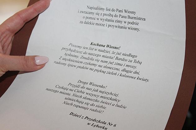 Przedszkolaki przyniosły wiosnę