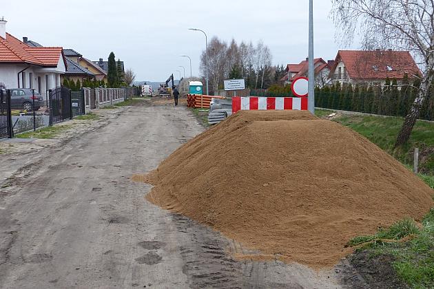 Roboty na ulicy Powstania Styczniowego