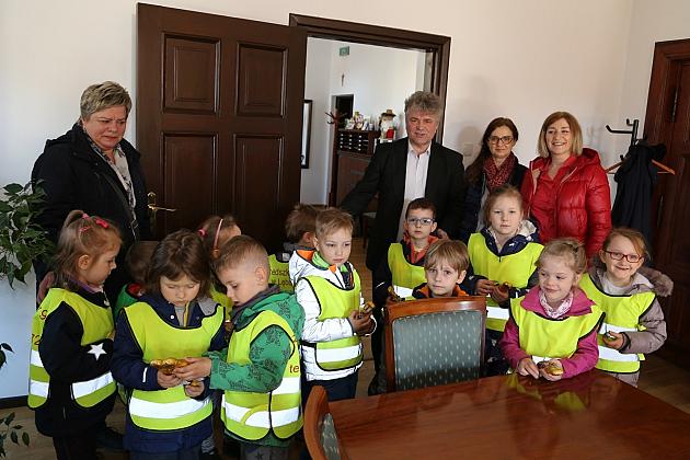 Z świąteczną wizytą w ratuszu