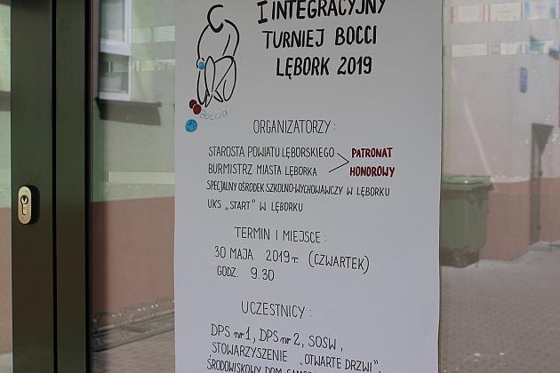 I Integracyjny Turniej BOCCI