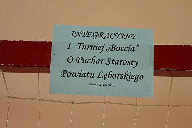 I Integracyjny Turniej BOCCI