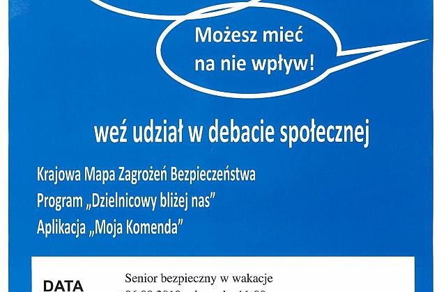 Policyjna debata dla seniorów