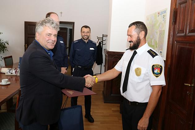 Podziękowanie za skuteczną interwencję