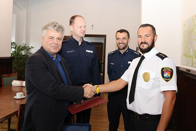 Podziękowanie za skuteczną interwencję