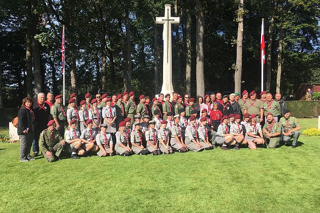 Harcerze z Lęborka na 75. rocznicy Operacji Market Garden