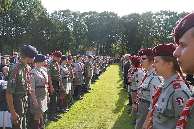 Harcerze z Lęborka na 75. rocznicy Operacji Market Garden