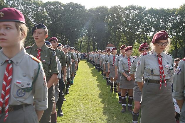 Harcerze z Lęborka na 75. rocznicy Operacji Market Garden