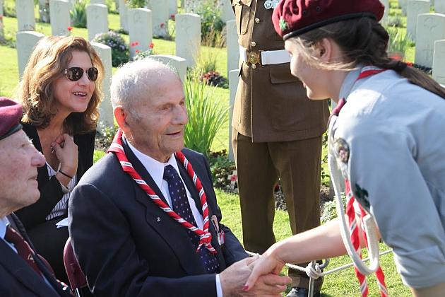 Harcerze z Lęborka na 75. rocznicy Operacji Market Garden