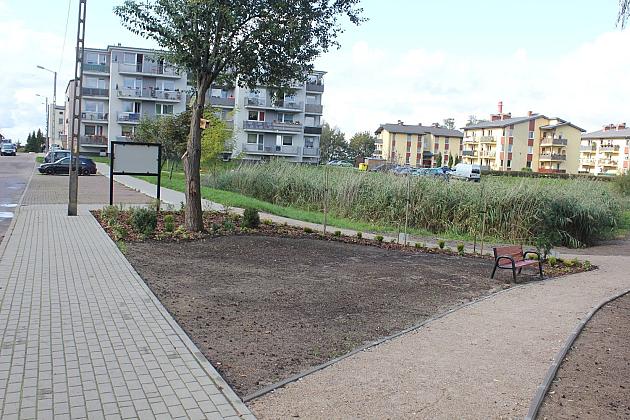 Nowy minipark przy ulicy Gierymskiego