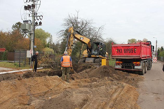 Prace drogowe na Weterynaryjnej