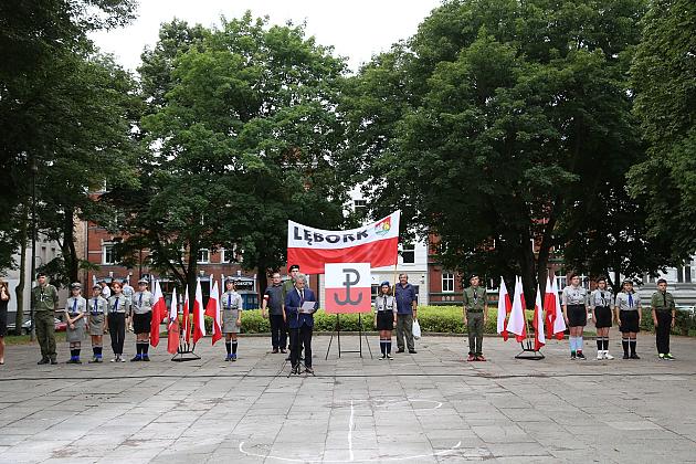 Lębork uczcił 77. Rocznicę wybuchu Powstania Warszawskiego