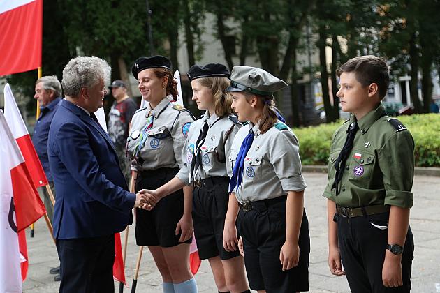 Lębork uczcił 77. Rocznicę wybuchu Powstania Warszawskiego